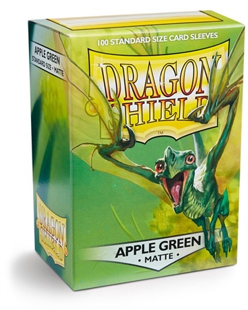Dragon Shield - Matte Apple Green Sleeves - Standard Sleeves (100 pcs)